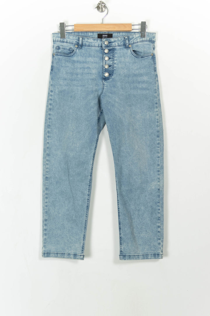 Jean Droit Bleu - Taille L/40 de la marque IKKS | PARAD111108 - Vendu par Paradigme - Image 2