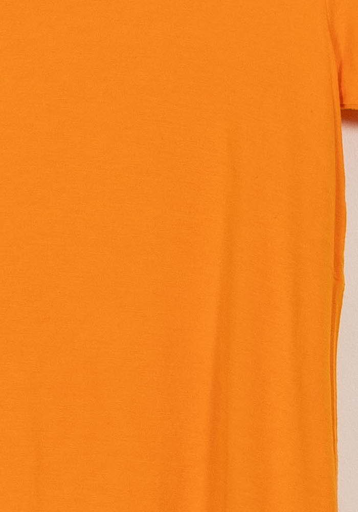 Tee-shirt Orange - Taille M/38 de la marque La Fée Maraboutée | PARAD111111 - Vendu par Paradigme - Image 3