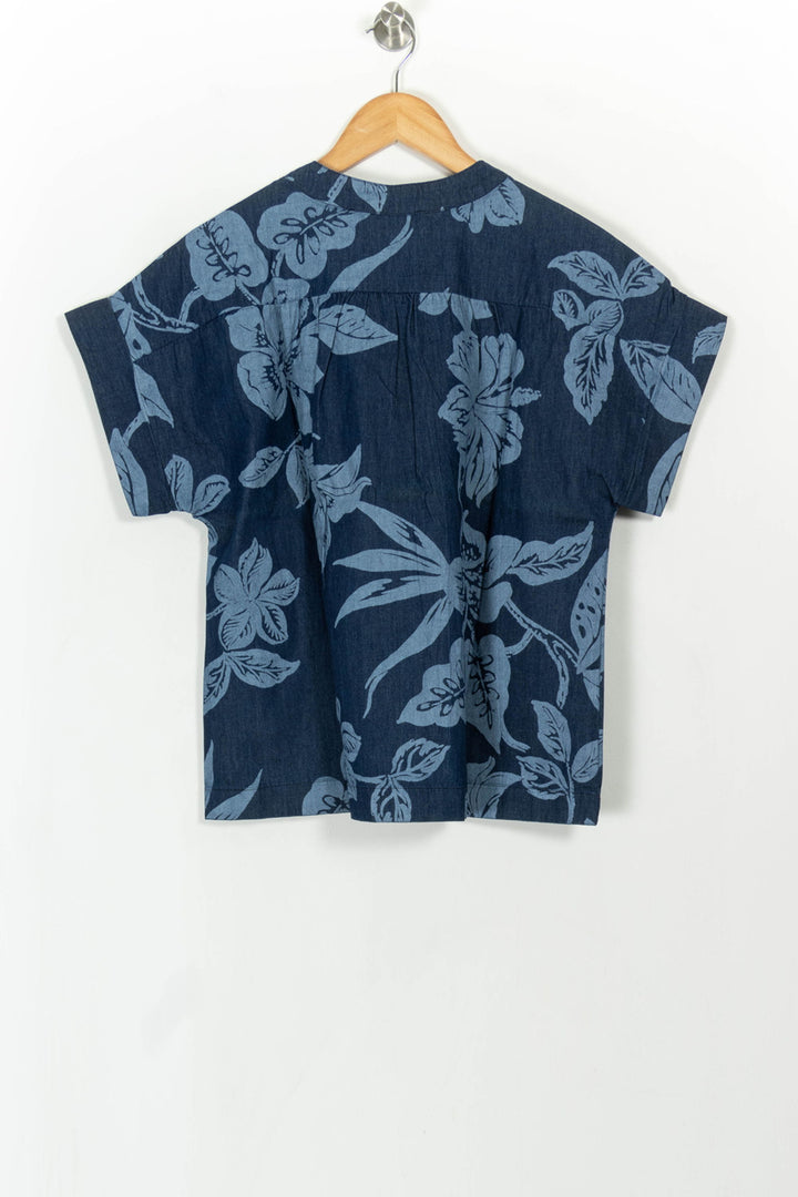 Blouse Bleue - Taille L/40 de la marque La Fée Maraboutée | PARAD111114 - Vendu par Paradigme - Image 5