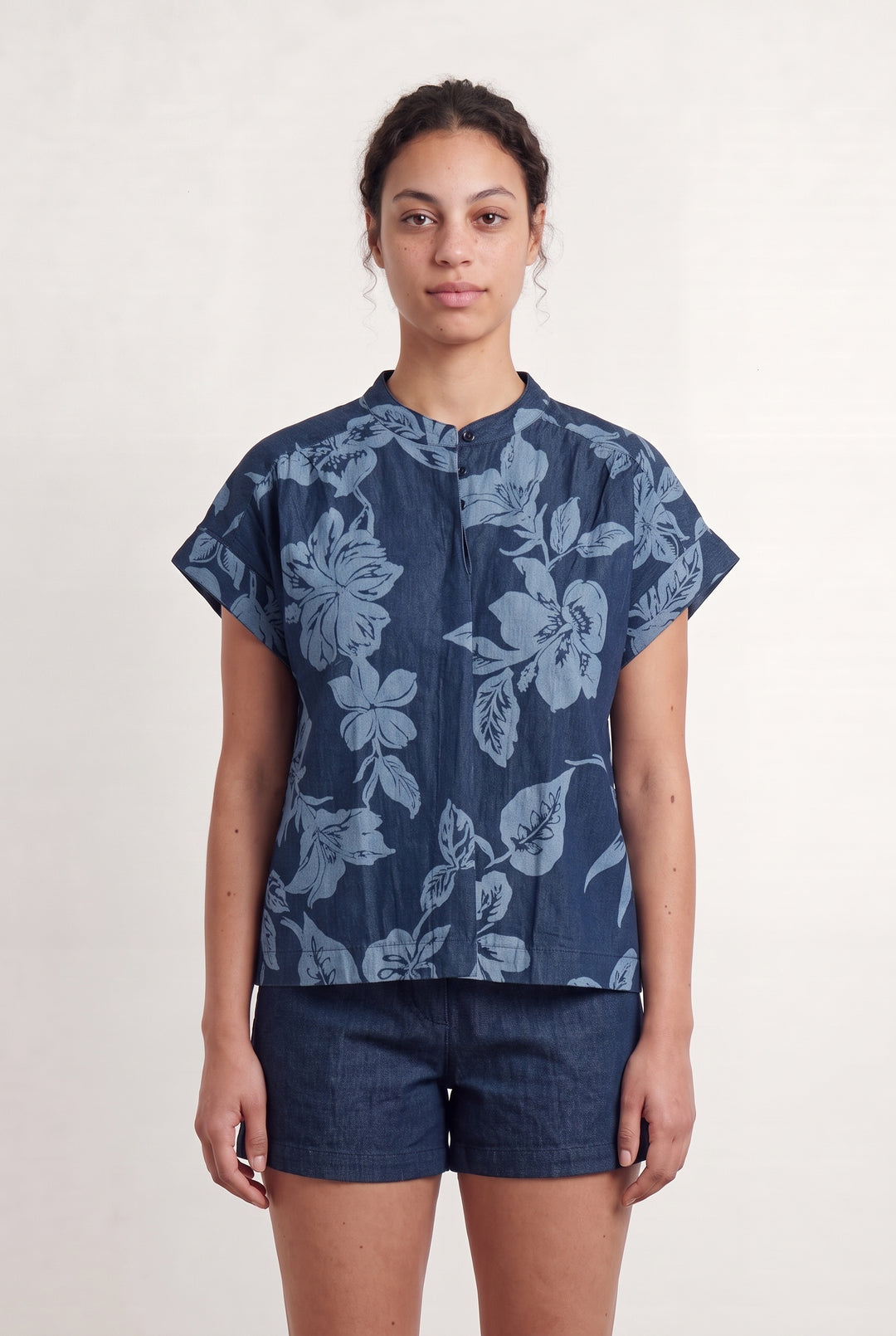 Blouse Bleue - Taille L/40 de la marque La Fée Maraboutée | PARAD111114 - Vendu par Paradigme - Image 1