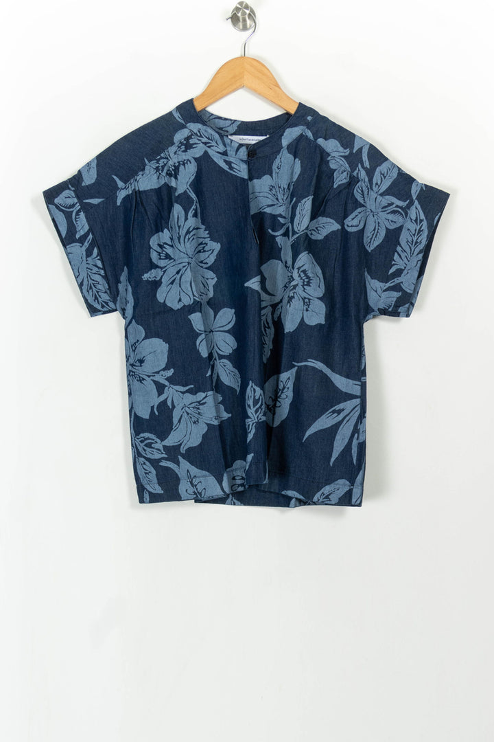 Blouse Bleue - Taille L/40 de la marque La Fée Maraboutée | PARAD111114 - Vendu par Paradigme - Image 2