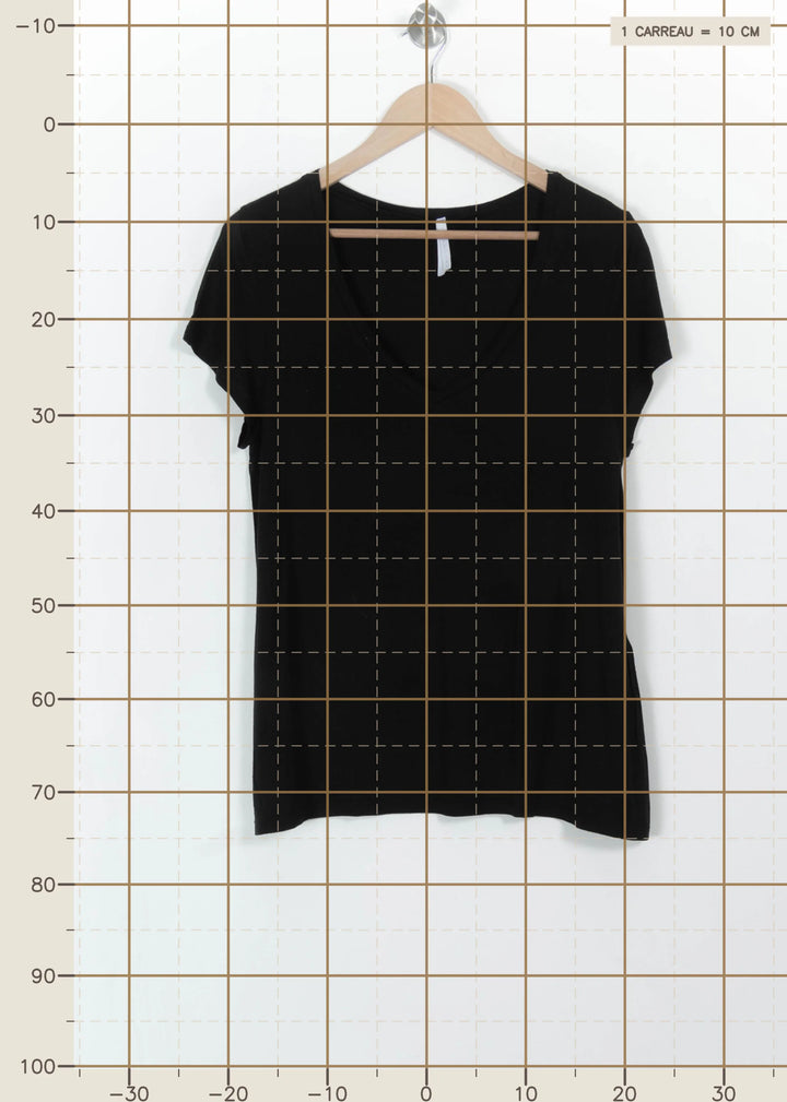 Tee-shirt Noir - Taille M/38 de la marque Imperial | PARAD111118 - Vendu par Paradigme - Image 4