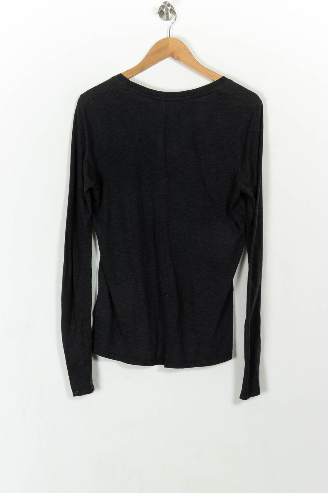Tee-shirt Manches Longues Noir - Taille M/38 de la marque American Vintage | PARAD111119 - Vendu par Paradigme - Image 5
