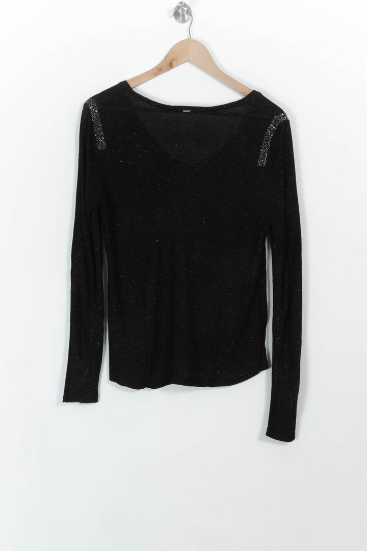Tee-shirt Noir - Taille L/40 de la marque IKKS | PARAD111120 - Vendu par Paradigme - Image 5