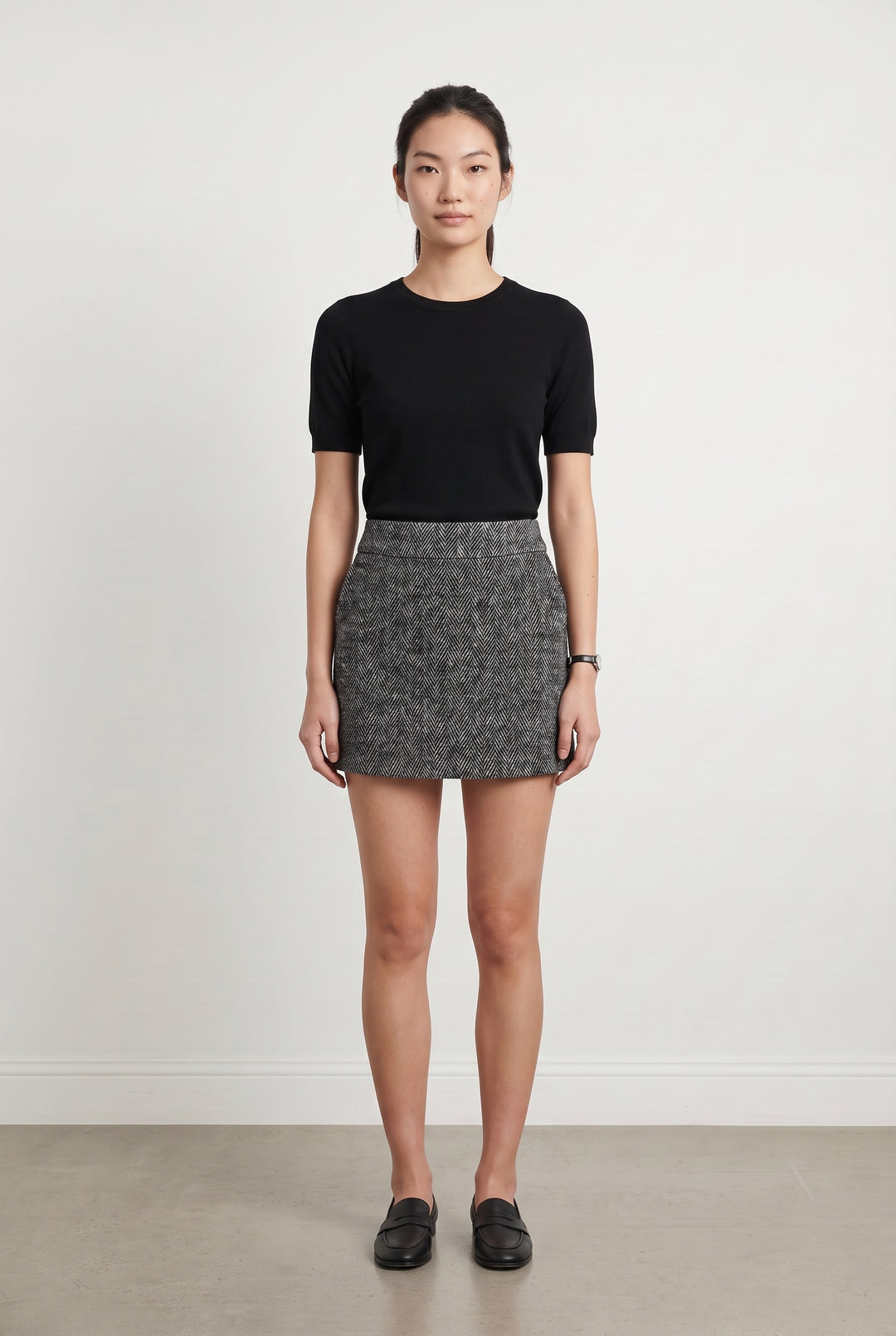 Jupe Droite Grise - Taille M/38 de la marque Comptoir des Cotonniers | PARAD111121 - Vendu par Paradigme - Image 1