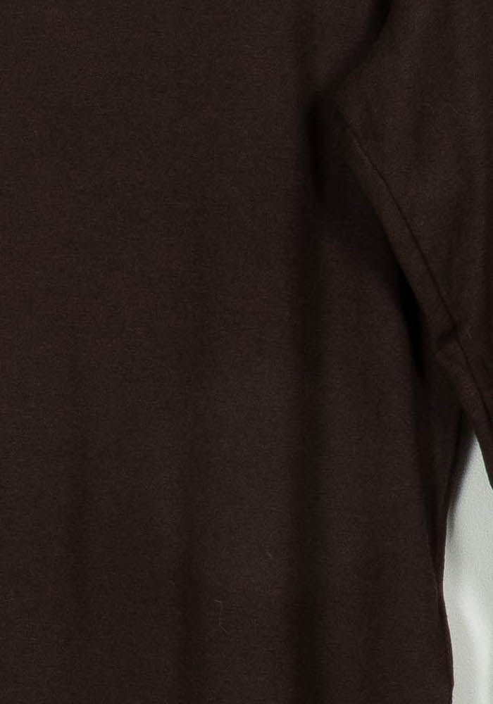 Tee-shirt manches longues Marron - Taille M/38 de la marque Maison 123 | PARAD111122 - Vendu par Paradigme - Image 3