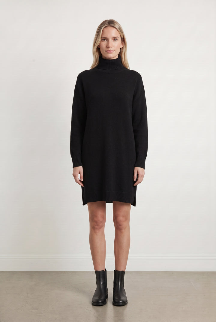 Robe Pull Noire - Taille M/38 de la marque Caroll | PARAD111126 - Vendu par Paradigme - Image 1