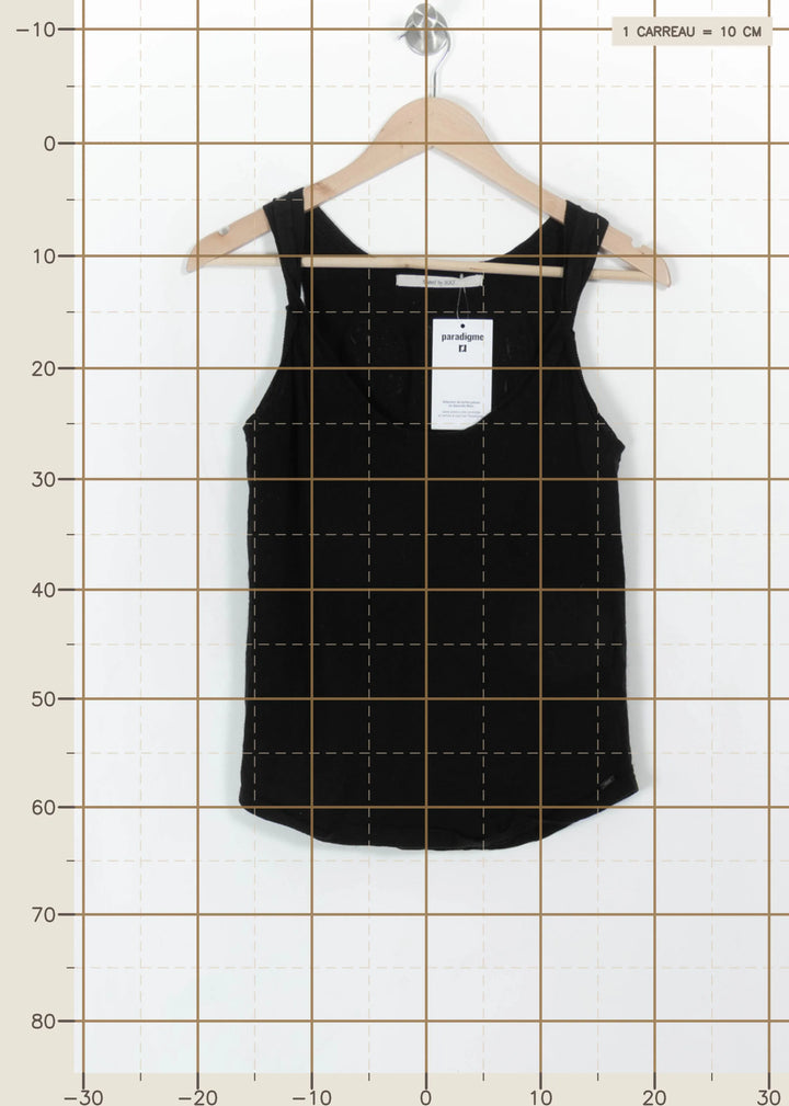 Débardeur Noir - Taille M/38 de la marque IKKS | PARAD111130 - Vendu par Paradigme - Image 4