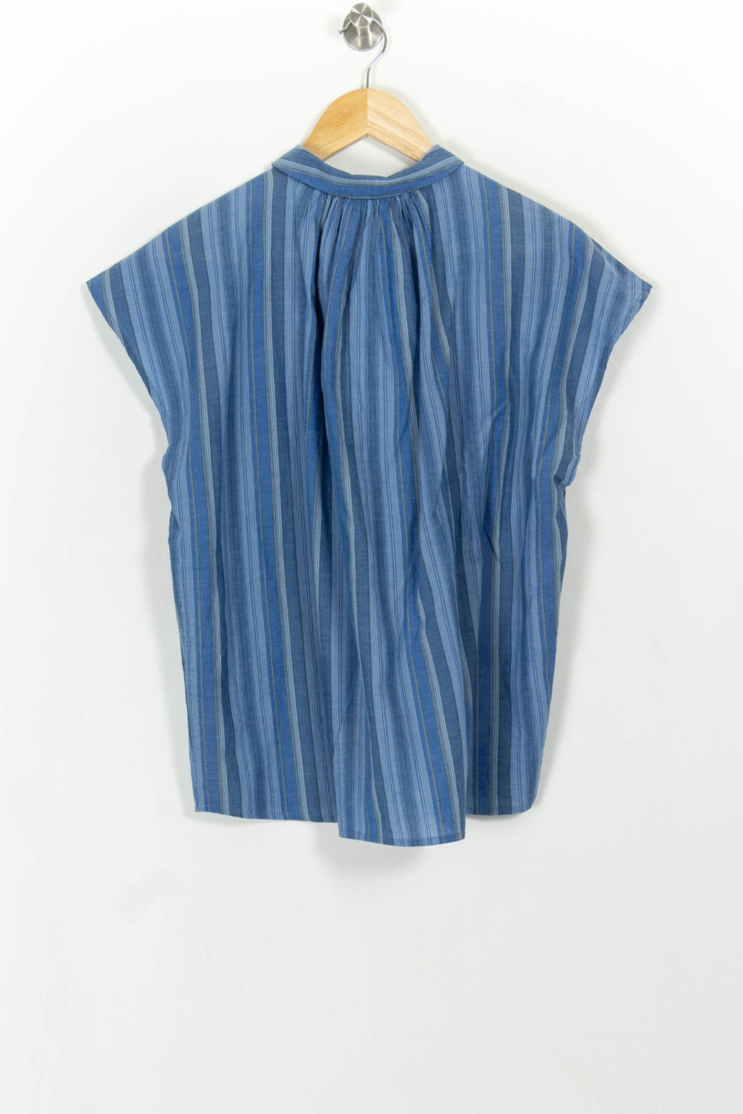 Blouse Bleue - Taille M/38 de la marque Léon & Harper | PARAD111137 - Vendu par Paradigme - Image 5