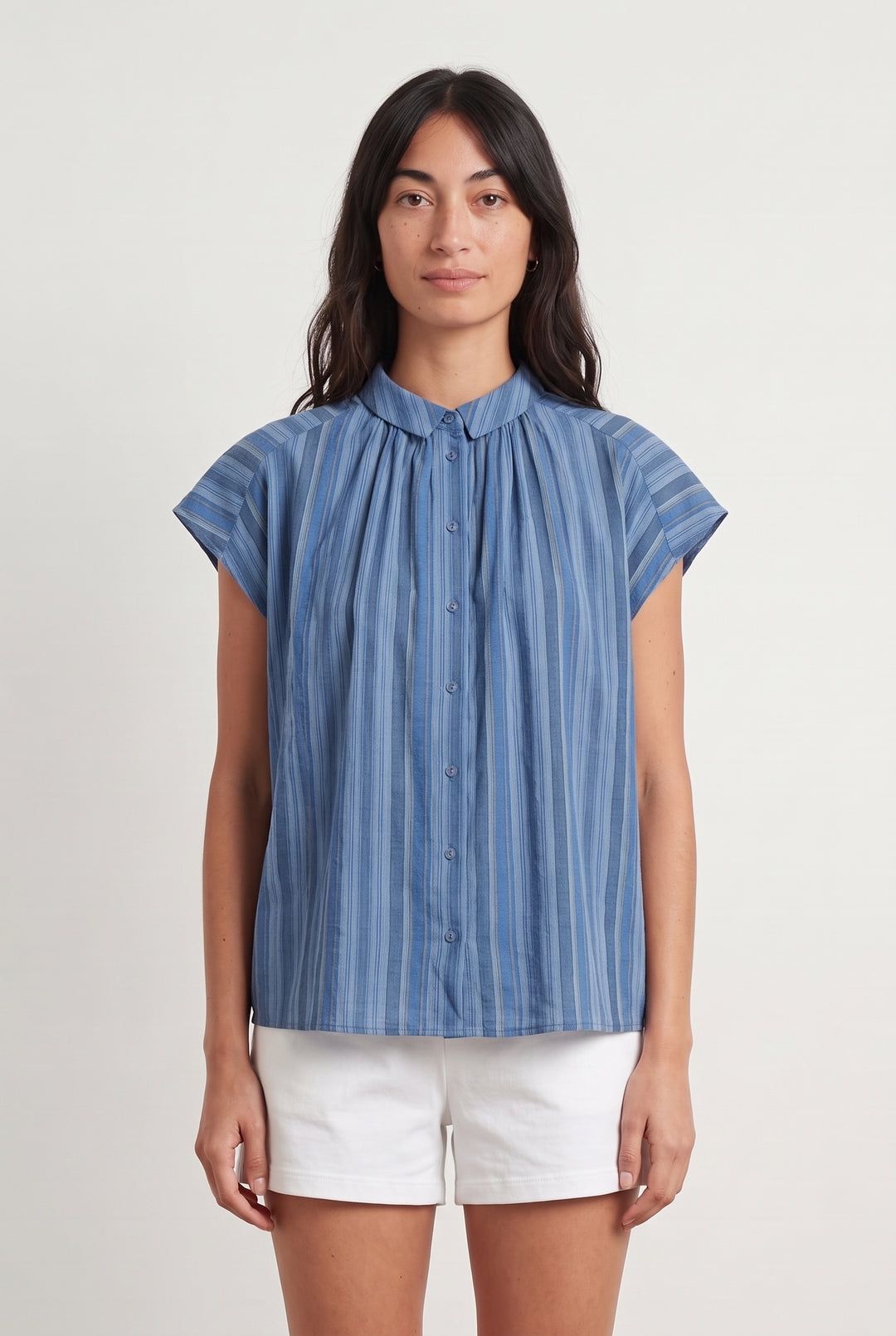 Blouse Bleue - Taille M/38 de la marque Léon & Harper | PARAD111137 - Vendu par Paradigme - Image 1