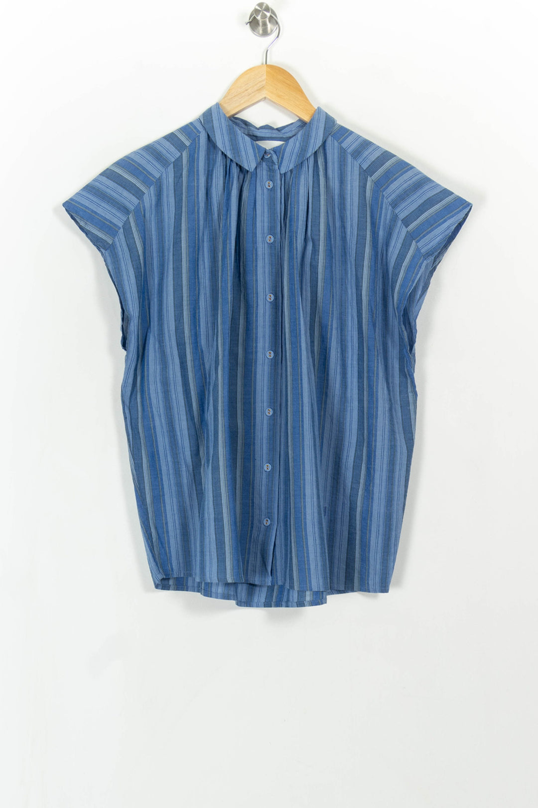 Blouse Bleue - Taille M/38 de la marque Léon & Harper | PARAD111137 - Vendu par Paradigme - Image 2