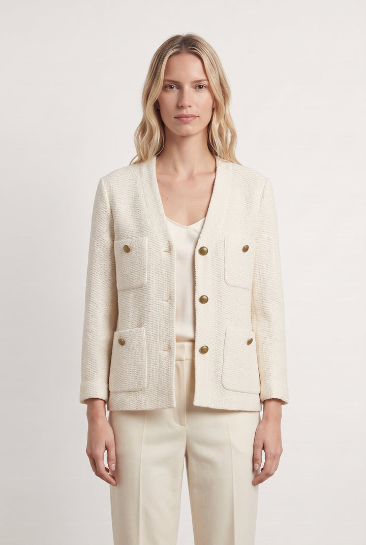 Veste Beige - Taille S/36 de la marque Gerard Darel | PARAD111144 - Vendu par Paradigme - Image 1