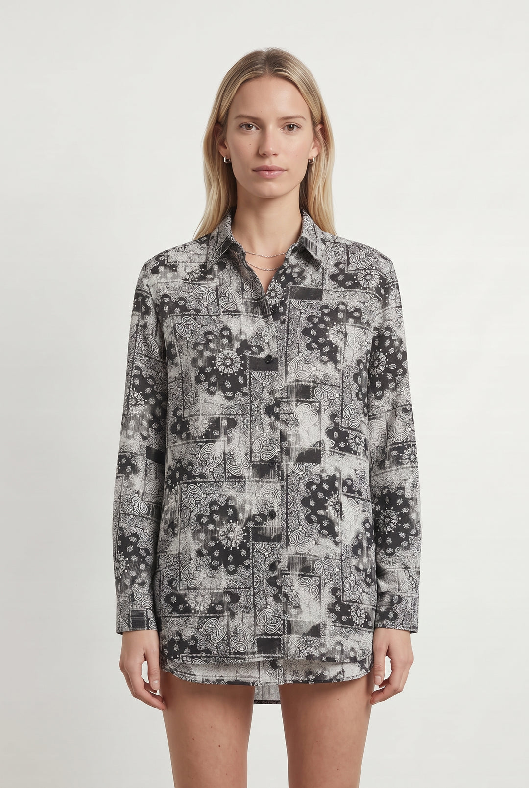 Chemisier Noire - Taille XS/34