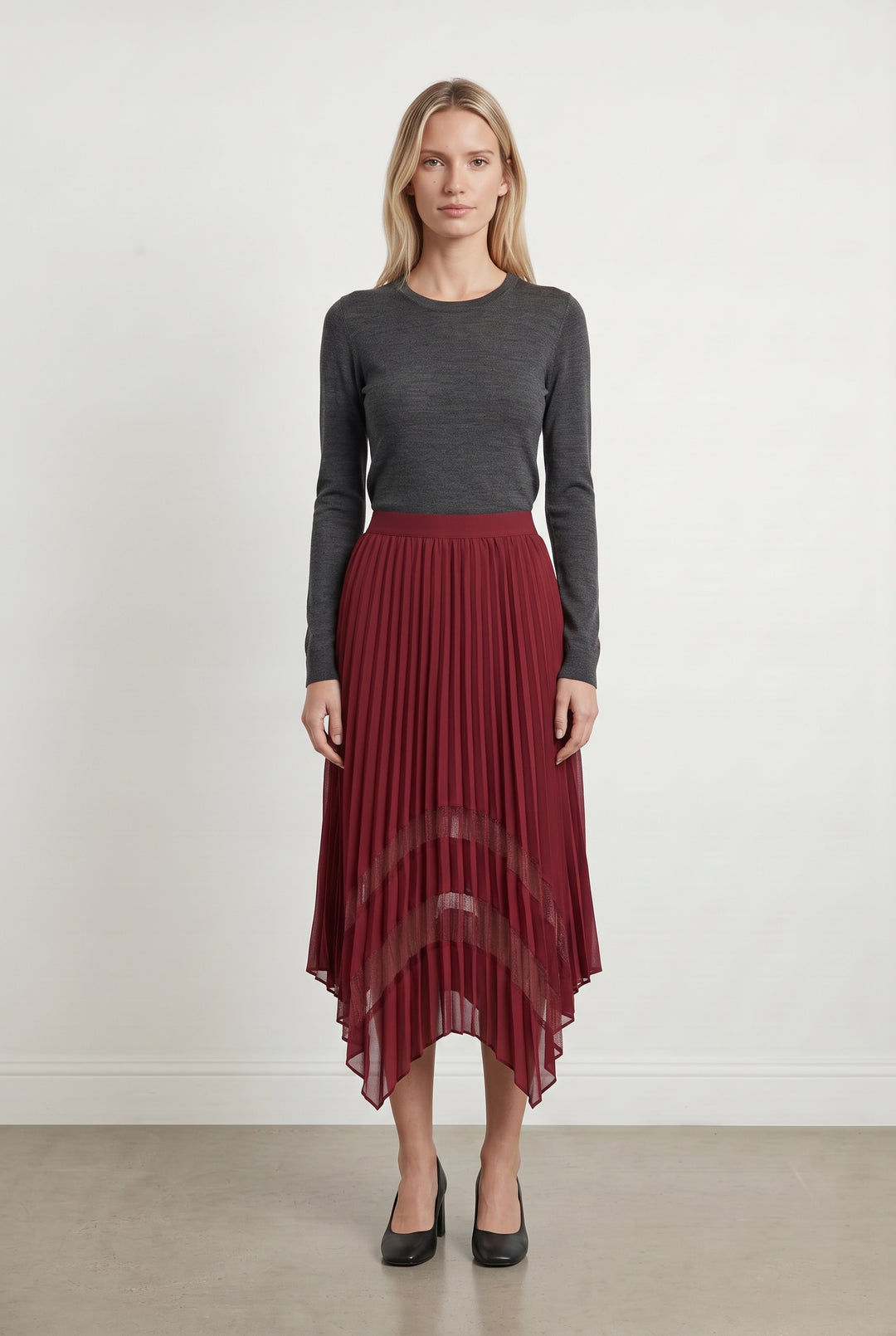 Jupe Bordeaux - Taille S/36