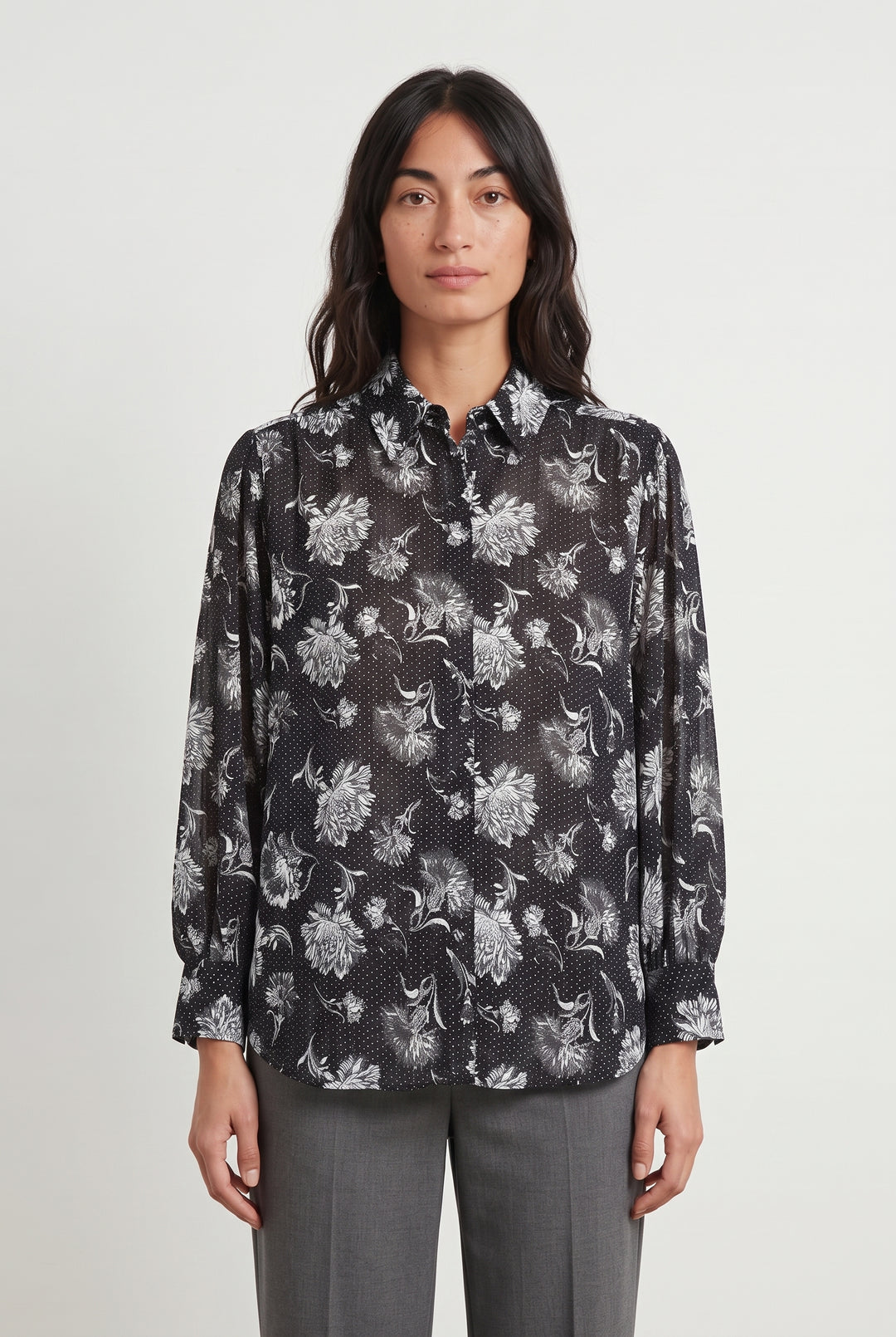 Chemisier Noire - Taille S/36