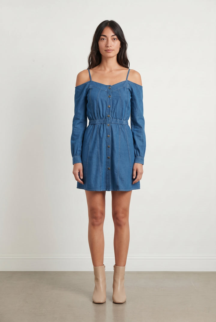 Robe Courte Bleue - Taille S/36