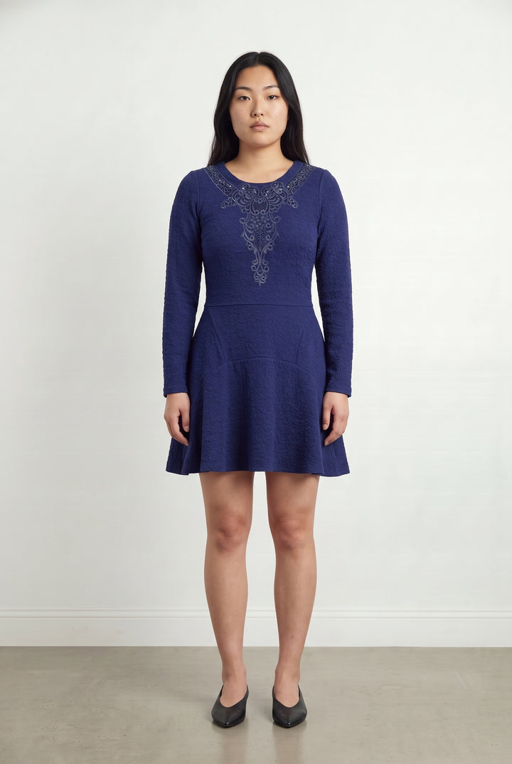Robe Courte Bleue - Taille L/40