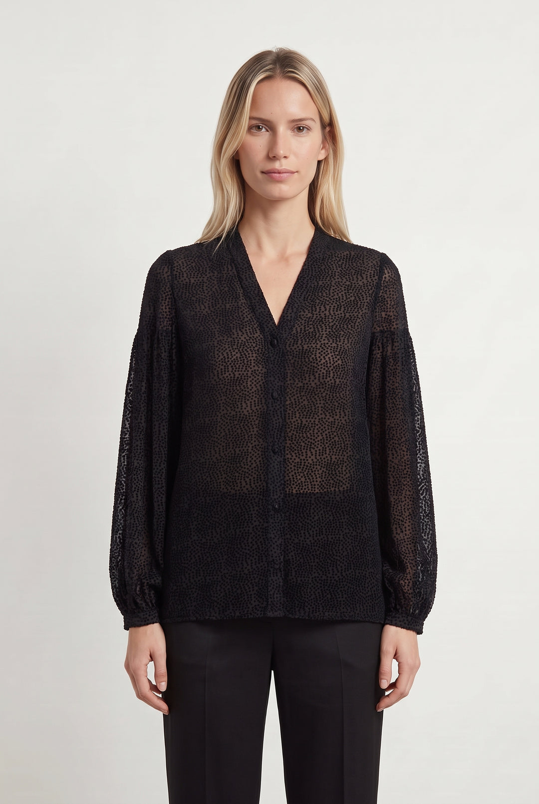 Chemisier Noire - Taille S/36