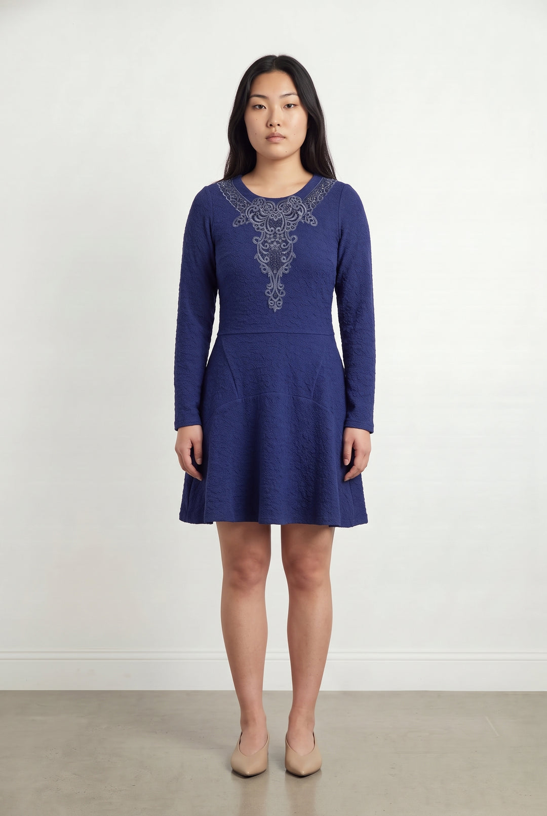 Robe Courte Bleue - Taille L/40