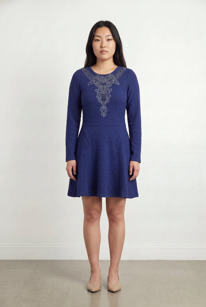 Robe Courte Bleue - Taille L/40