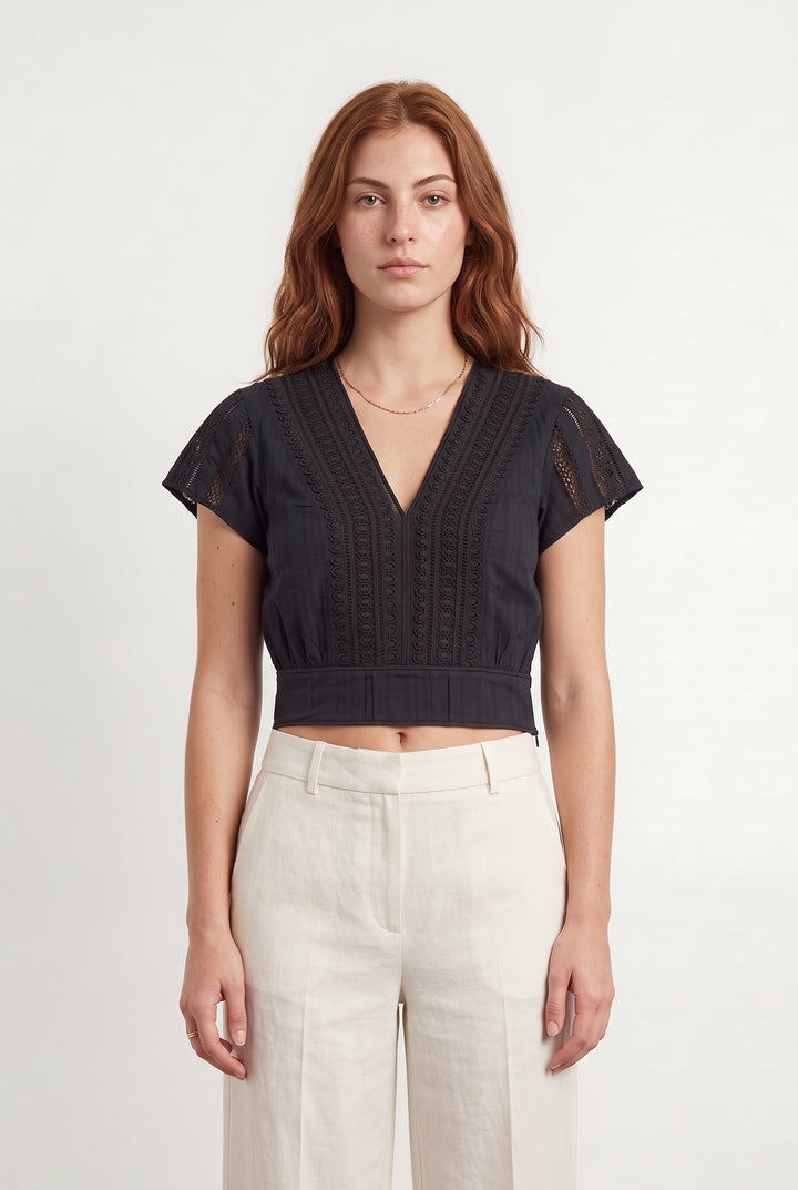 Top Noir - Taille M/38