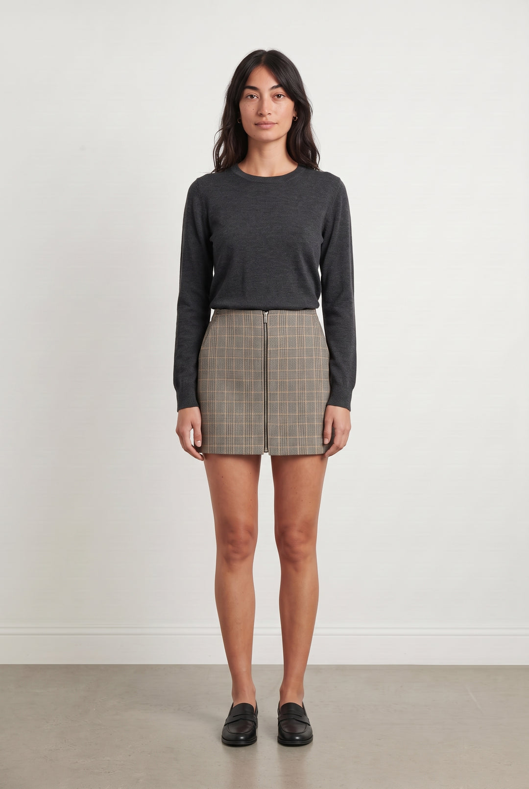 Jupe Beige - Taille S/36