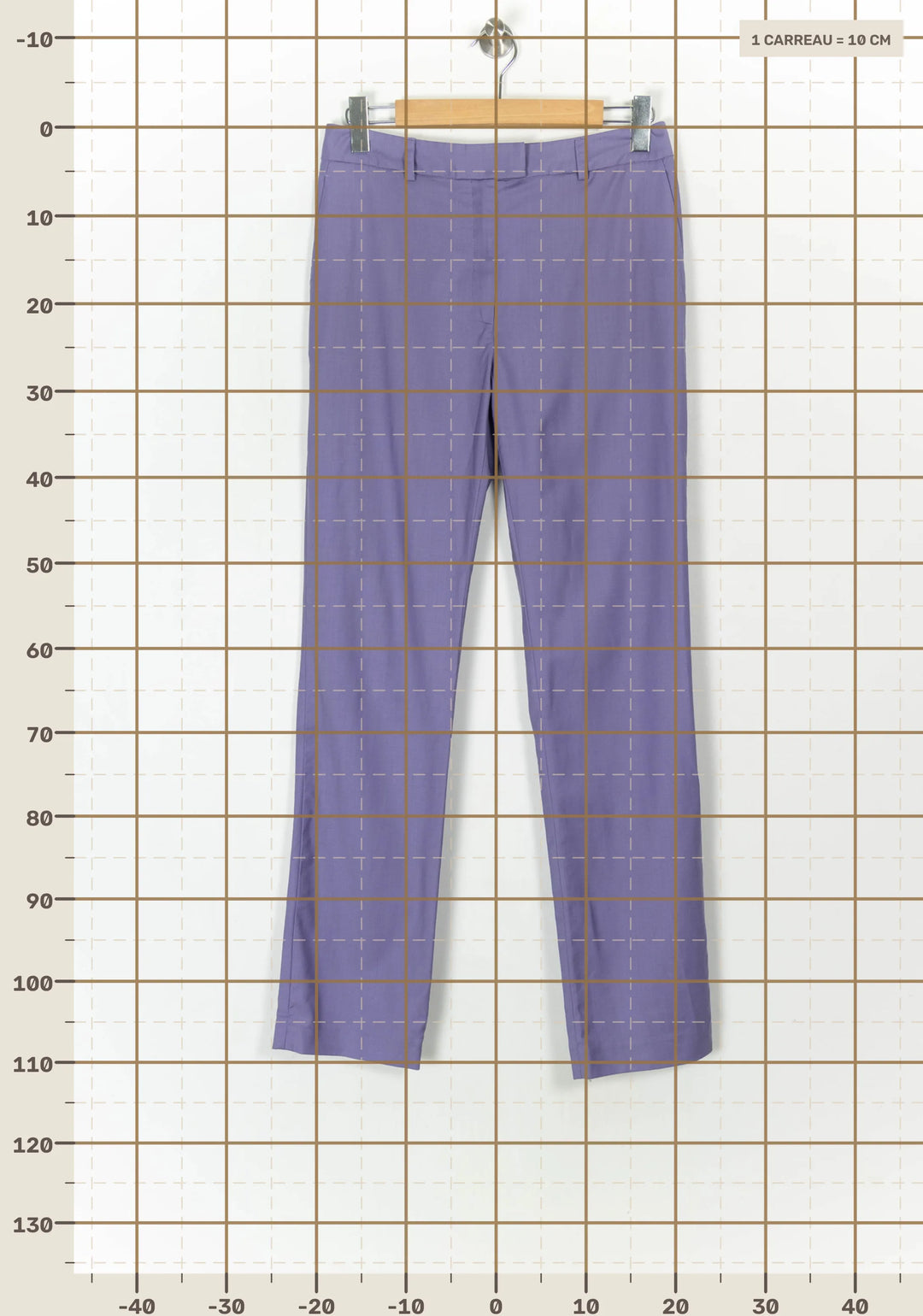 Pantalon Violet - Taille L/40 de la marque Paul &amp; Joe | PARAD11153 - Vendu par Paradigme - Image 4