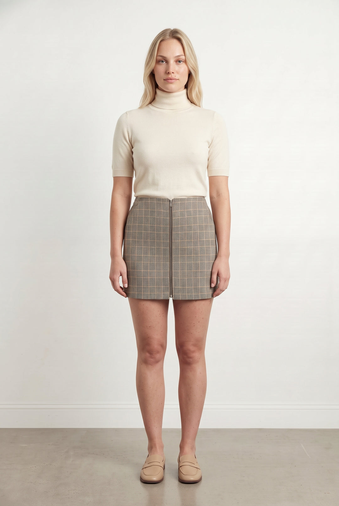 Jupe Beige - Taille L/40