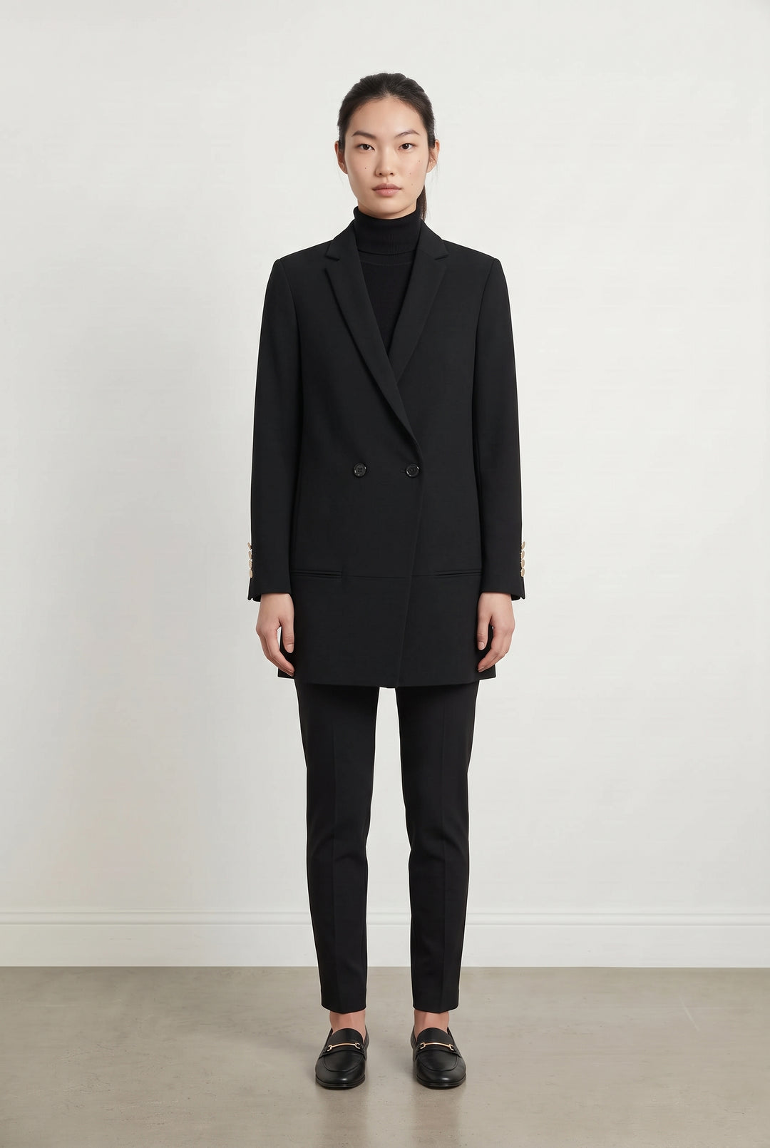 Manteau Noir - Taille XS/34