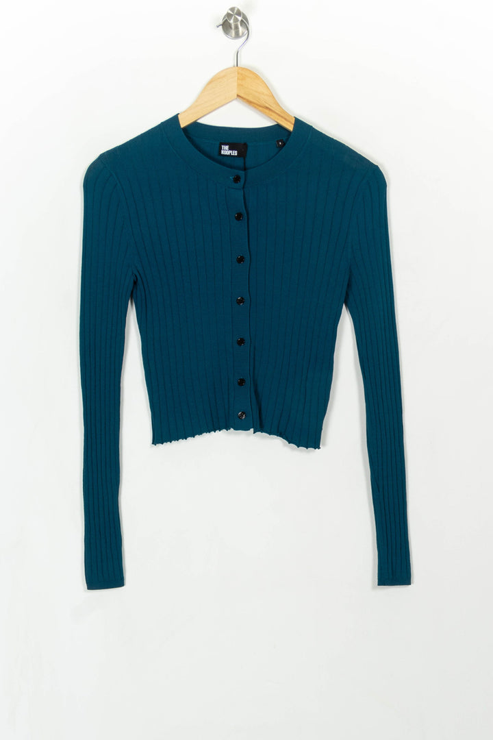Gilet ou Cardigan Bleu - Taille XS/34