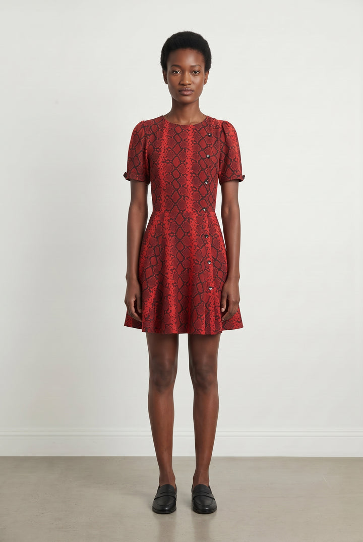 Robe Courte Rouge - Taille S/36