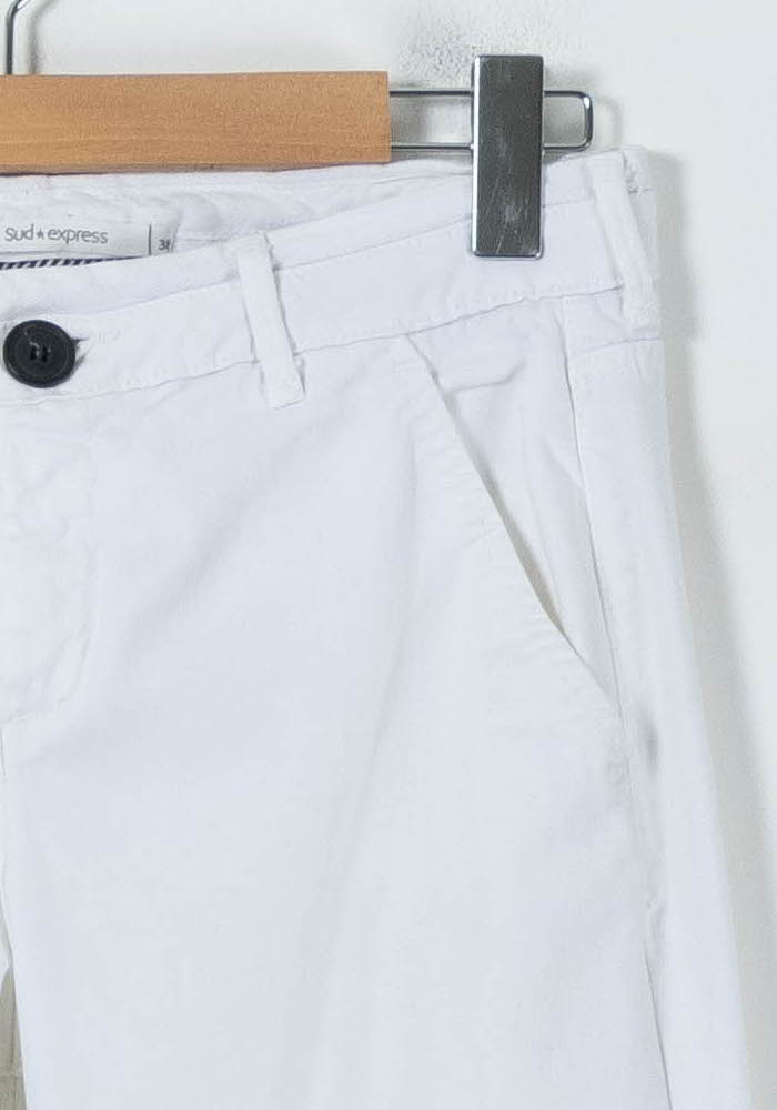 Pantalon Blanc - Taille M/38 de la marque Sud express | PARAD11158 - Vendu par Paradigme - Image 3