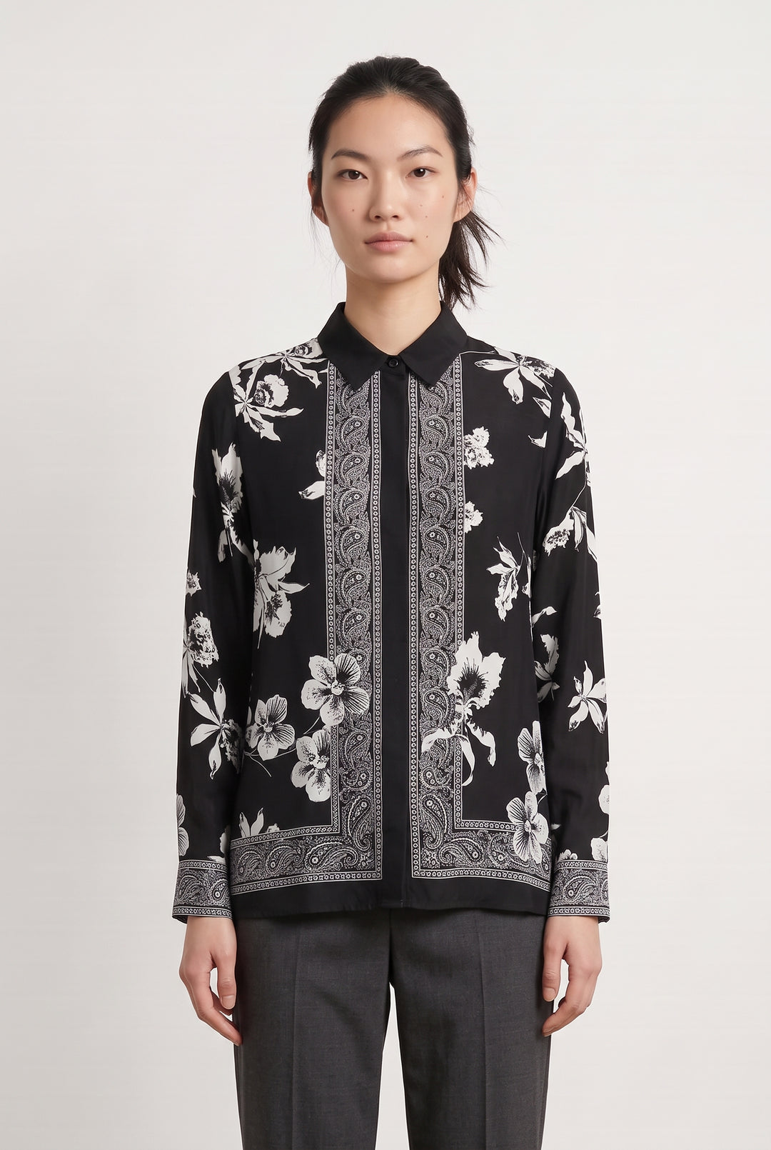 Chemisier Noire - Taille XS/34