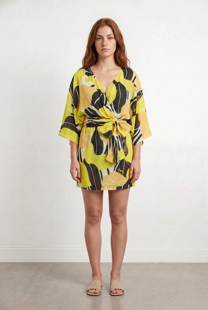 Robe Courte Jaune - Taille S/36