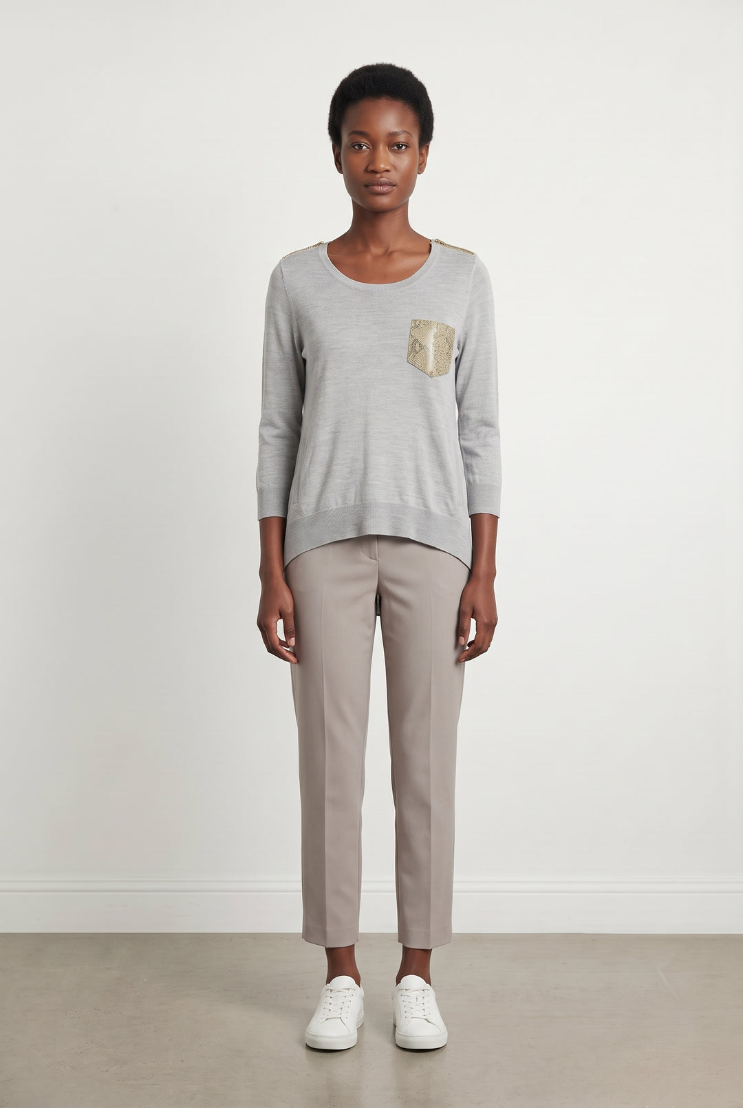 Pull Gris - Taille XS/34