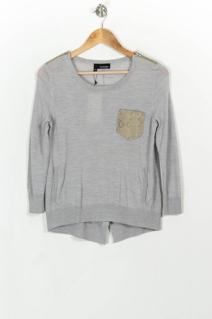 Pull Gris - Taille XS/34