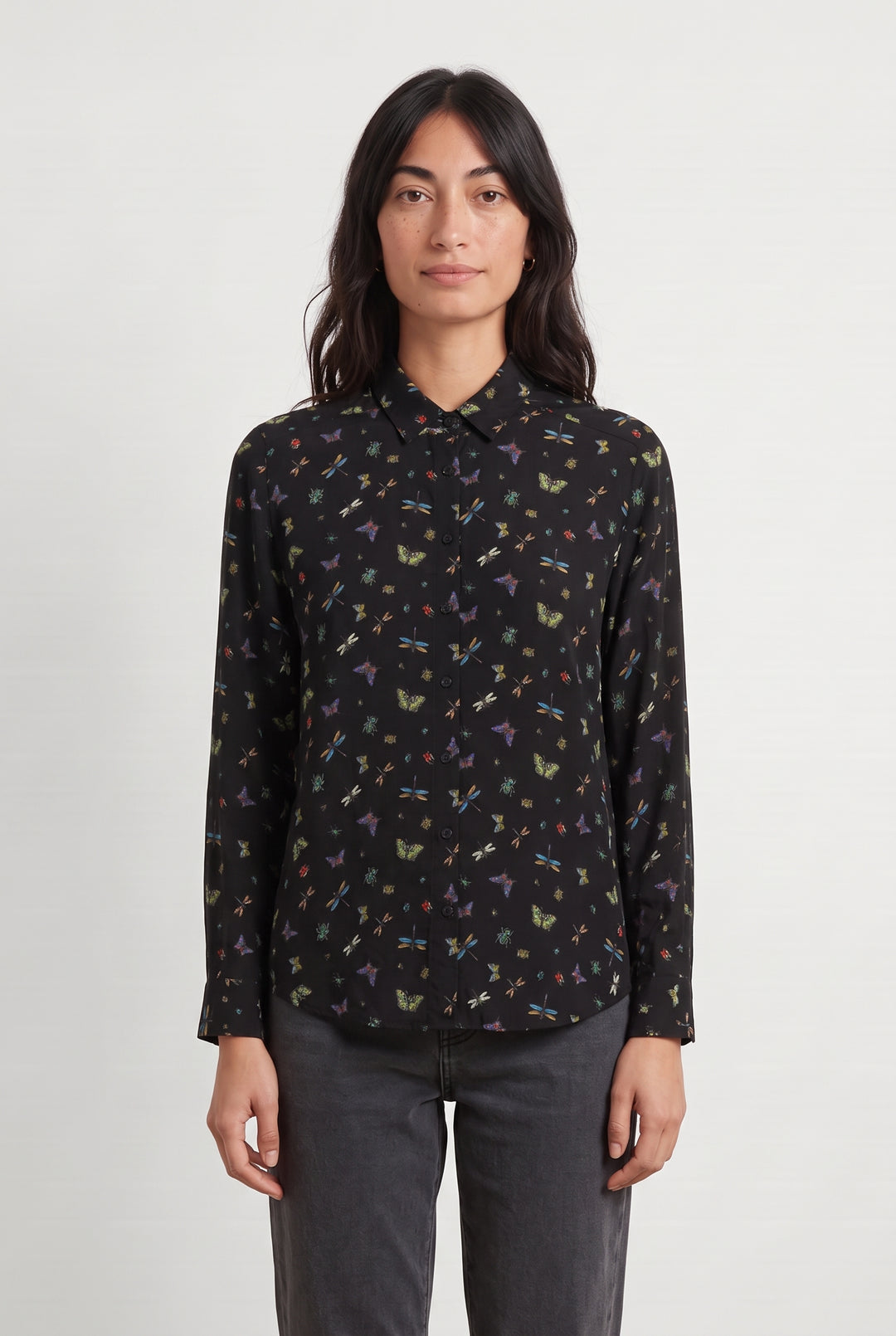 Chemisier Noire - Taille XS/34