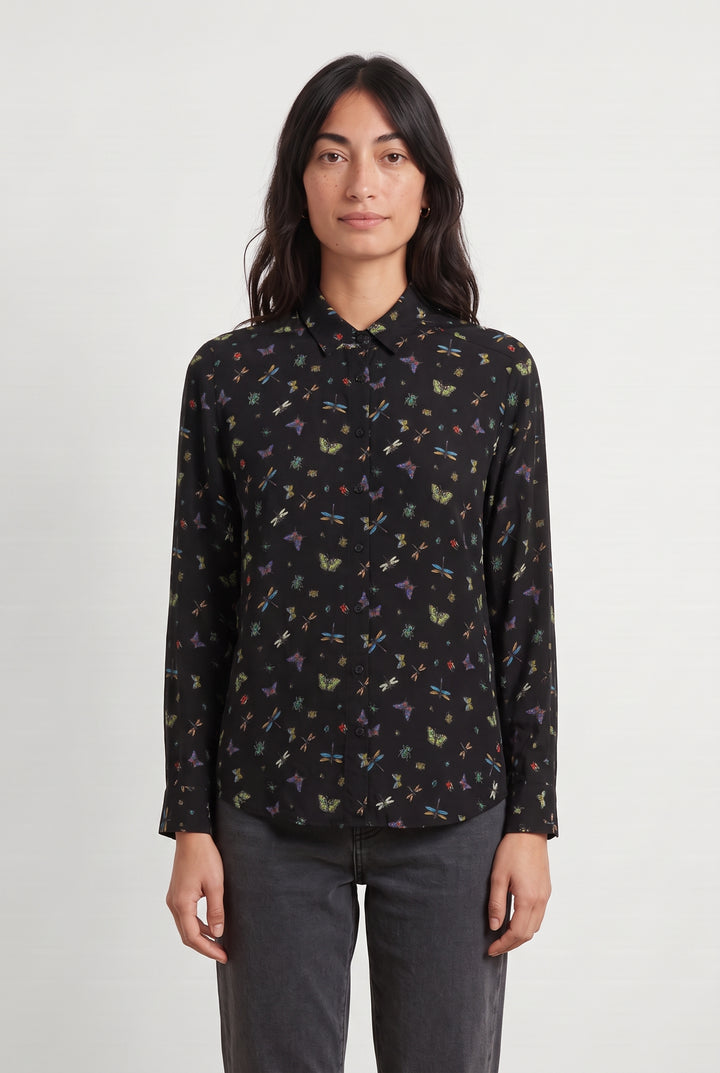 Chemisier Noire - Taille XS/34