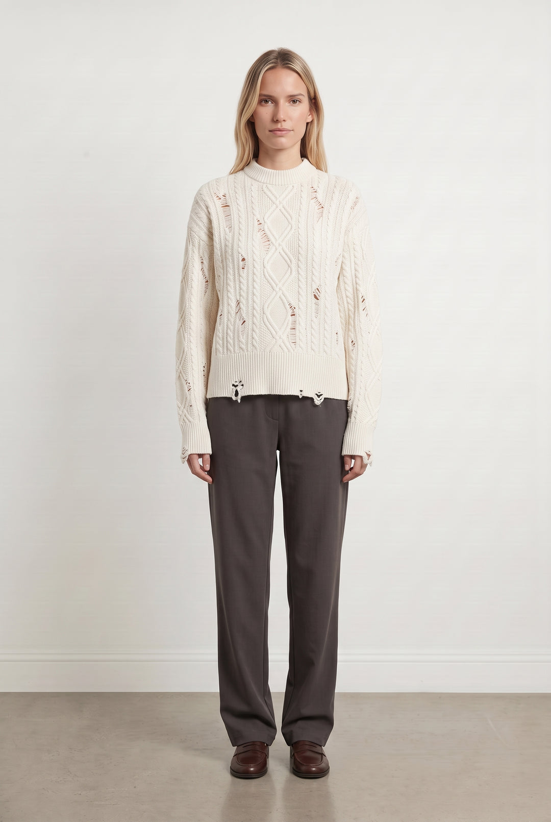 Pull Beige - Taille M/38