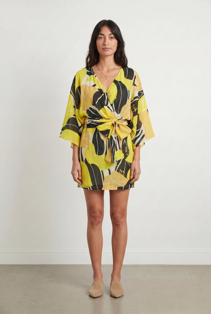 Robe Courte Jaune - Taille S/36