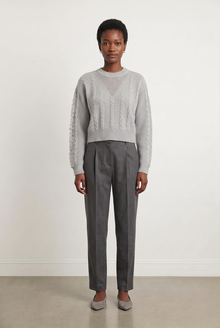 Pull Gris - Taille S/36