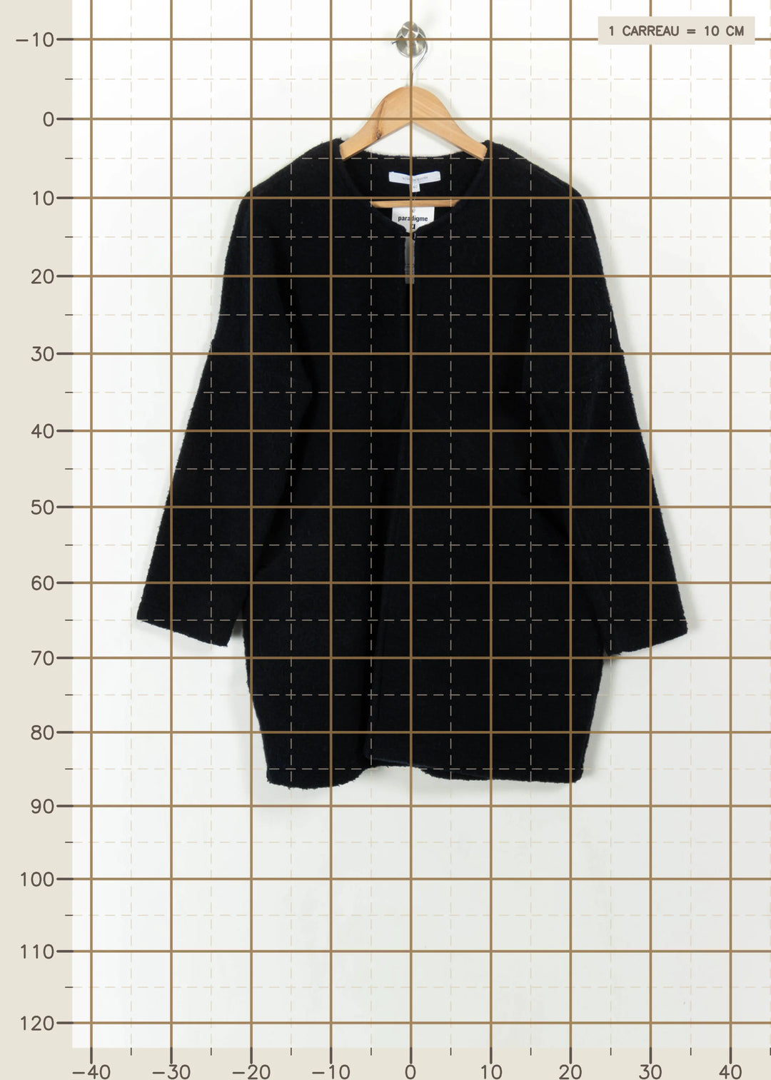 Manteau Bleu - Taille L/40 de la marque La Fée Maraboutée | PARAD111977 - Vendu par Paradigme - Image 4