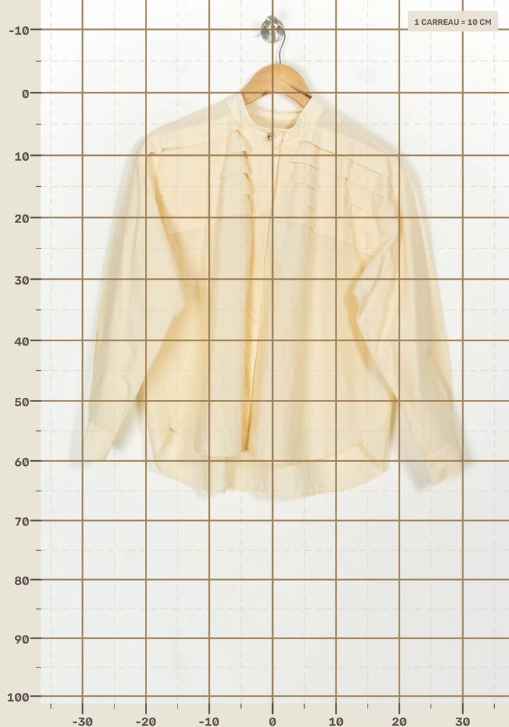 Blouse Jaune - Taille XS/34 de la marque Sandro | PARAD111980 - Vendu par Paradigme - Image 4