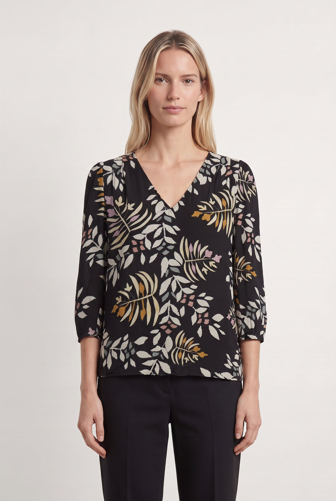 Blouse Noire et Blanche - Taille XS/34 de la marque ba&sh | PARAD111983 - Vendu par Paradigme - Image 1