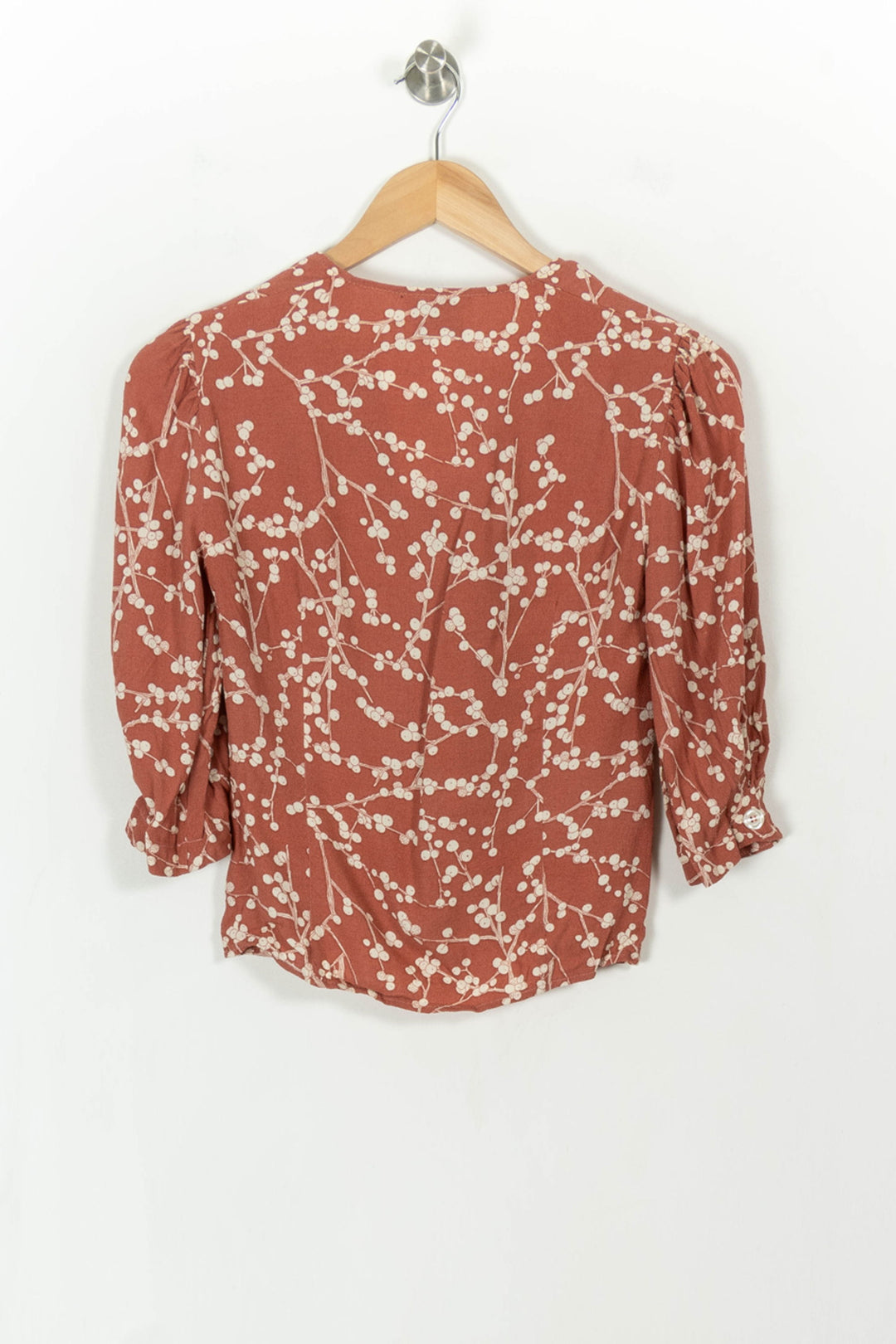 Blouse Rouille et Écru - Taille XS/34 de la marque Rouje | PARAD111986 - Vendu par Paradigme - Image 5