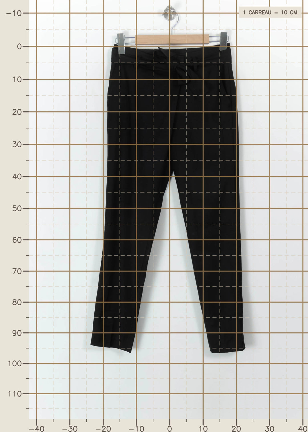 Pantalon Noir - Taille XS/34 de la marque Comptoir des Cotonniers | PARAD111987 - Vendu par Paradigme - Image 4