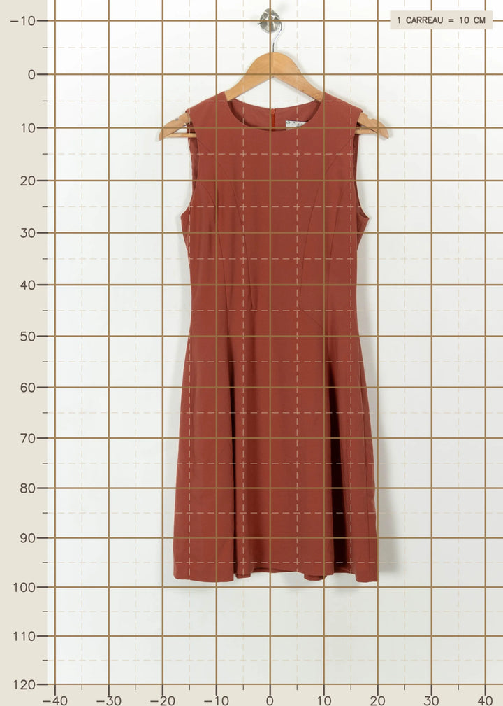 Robe Sans Manches Rose - Taille M/38 de la marque La Fée Maraboutée | PARAD111988 - Vendu par Paradigme - Image 4