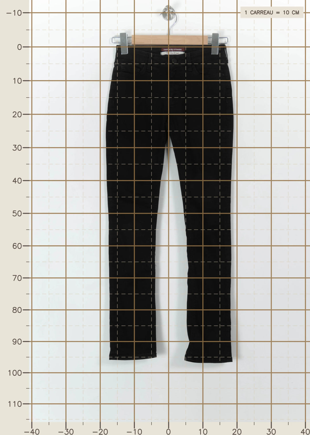 Jean Noir - Taille XS/34 de la marque Comptoir des Cotonniers | PARAD111989 - Vendu par Paradigme - Image 4