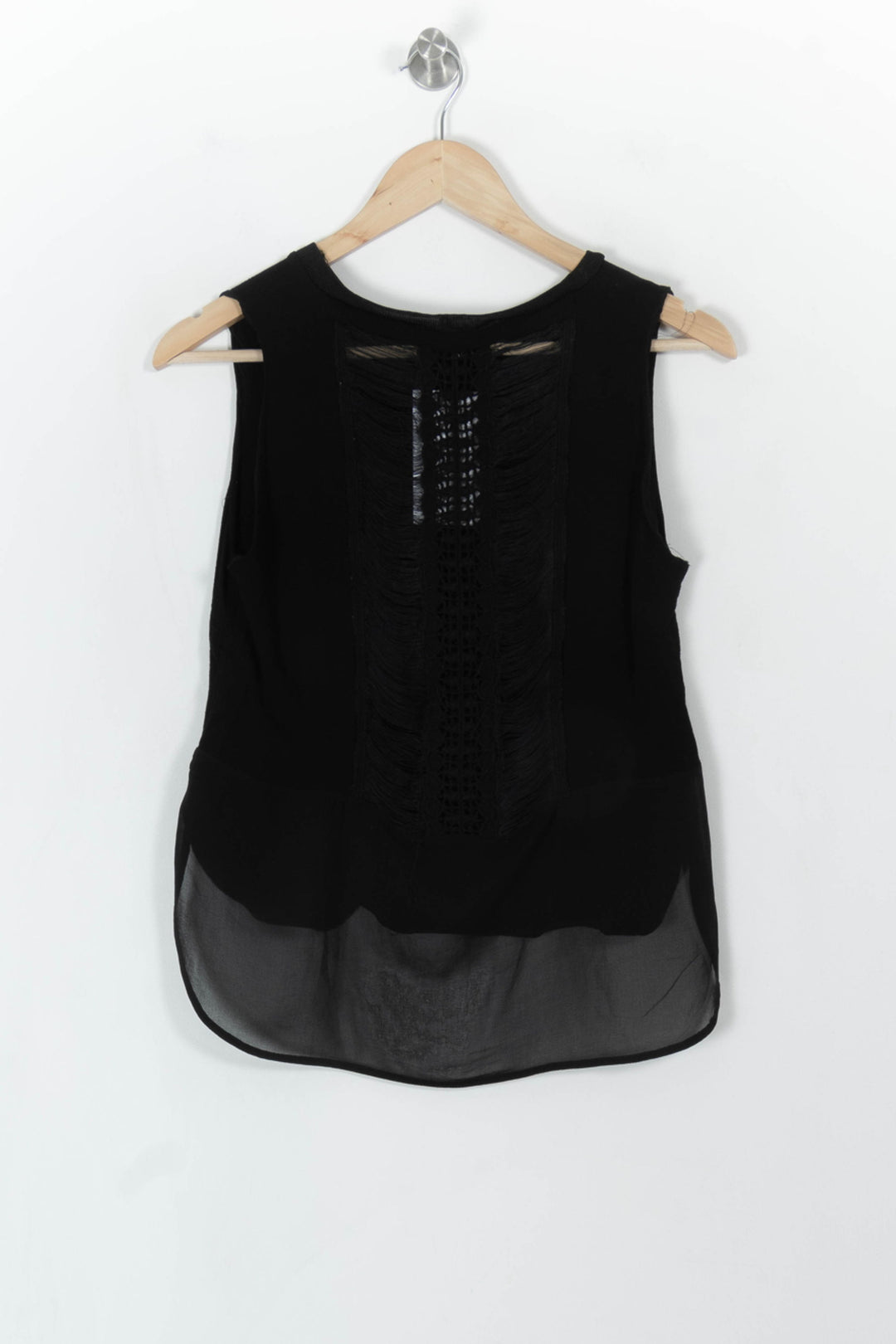 Débardeur Noir - Taille L/40 de la marque Sandro | PARAD111995 - Vendu par Paradigme - Image 5