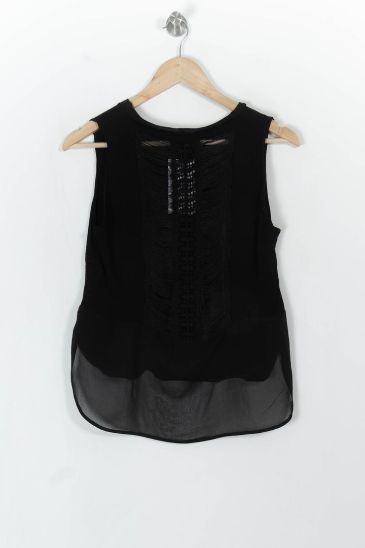Débardeur Noir - Taille L/40 de la marque Sandro | PARAD111995 - Vendu par Paradigme - Image 5